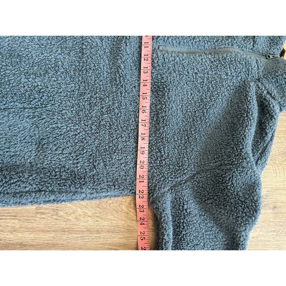 Koolaburra by UGG Sherpa Pullover Fleece Blue Size Medium - Picture 7 of 8